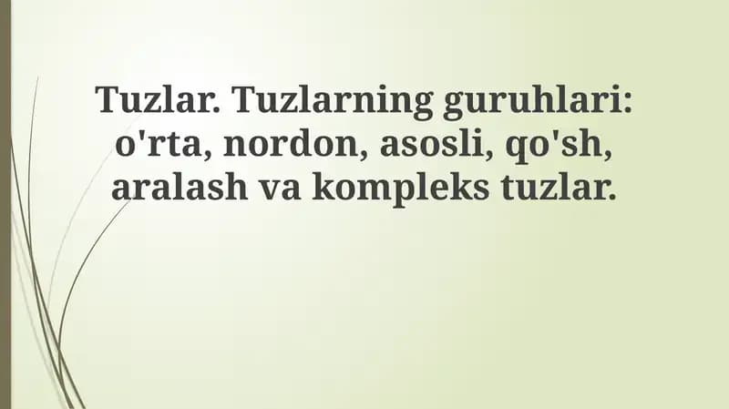 Tuzlar