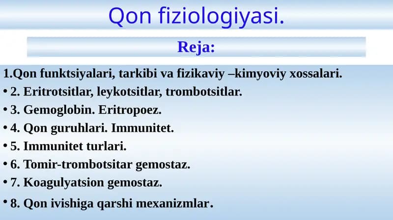 Qonfiziologiyasi