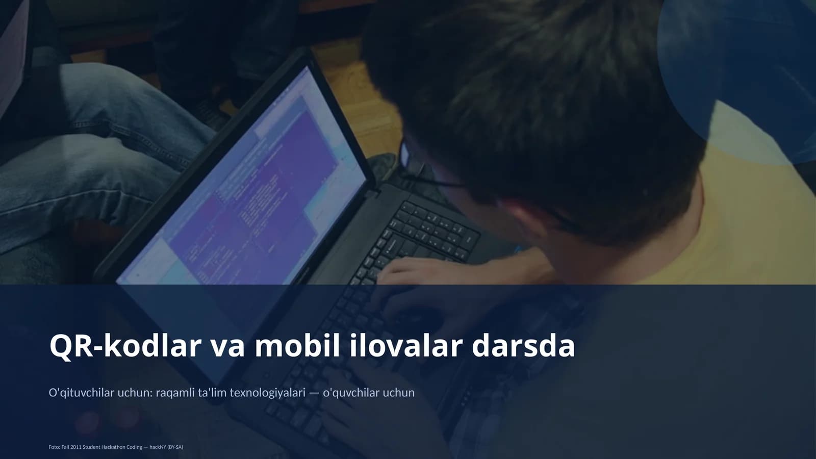 QR-kodlar va mobil ilovalar darsda