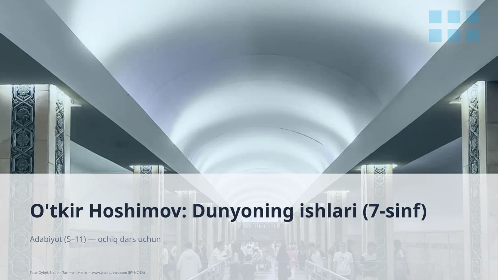 O'tkir Hoshimov: Dunyoning ishlari (7-sinf)