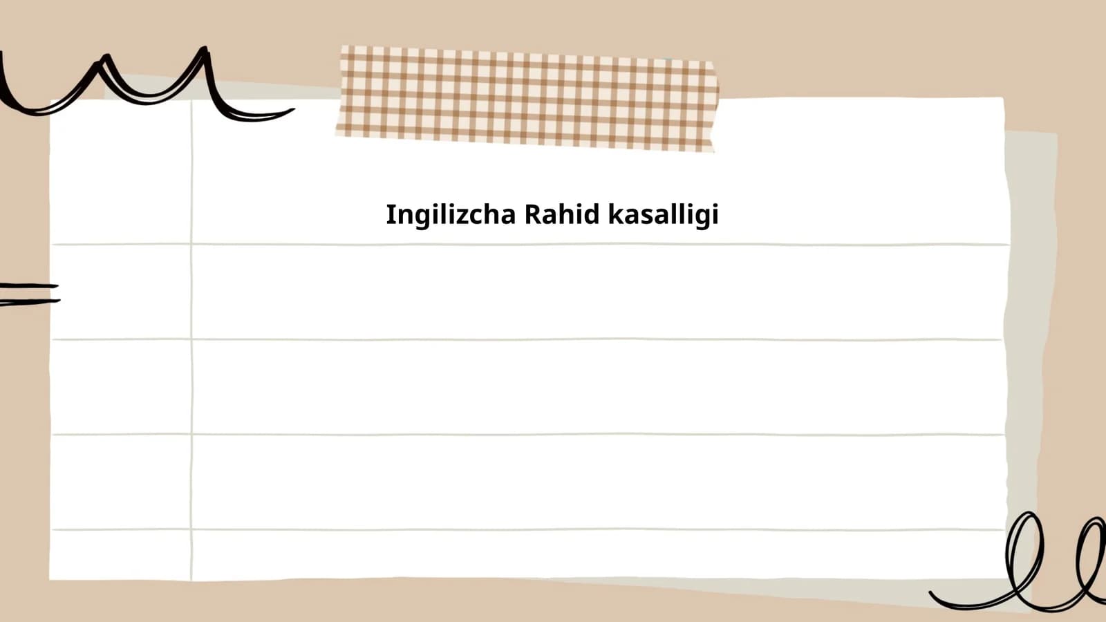Ingilizcha Rahid kasalligi