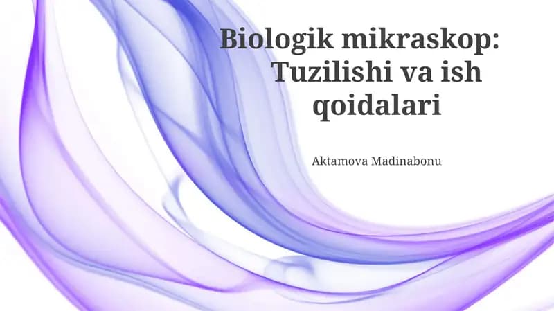 Biologik mikraskop