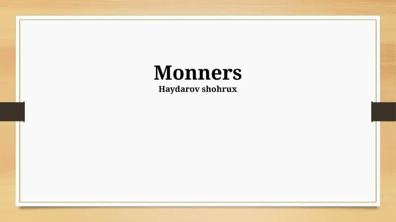 Monitors