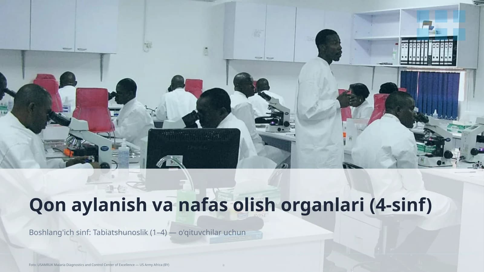 Qon aylanish va nafas olish organlari (4-sinf)