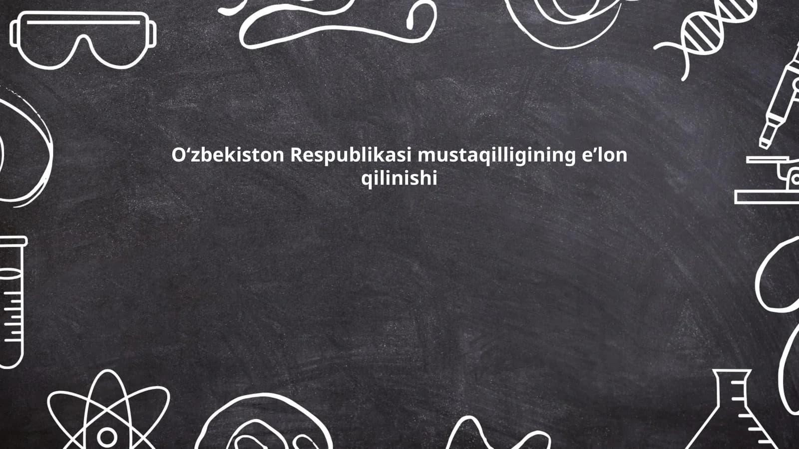 Oʻzbekiston Respublikasi mustaqilligining eʼlon qilinishi