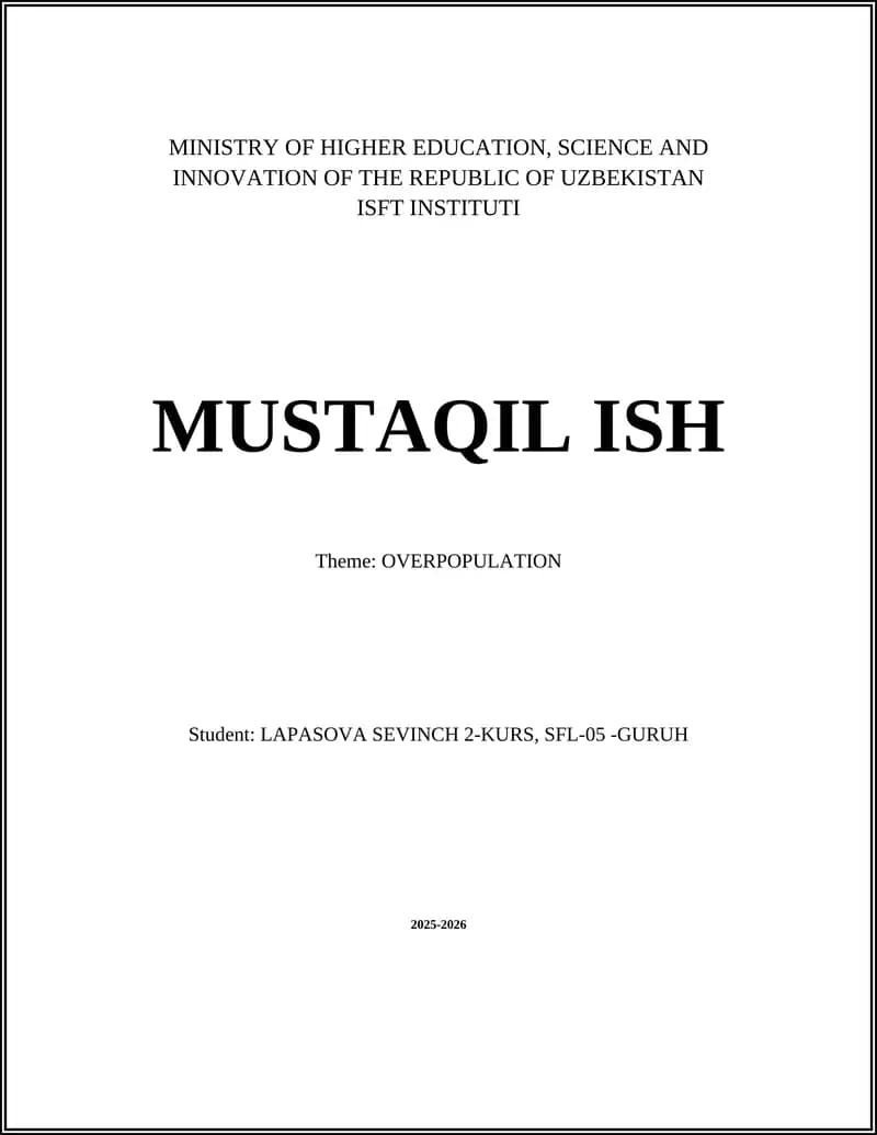 MUSTAQIL ISH