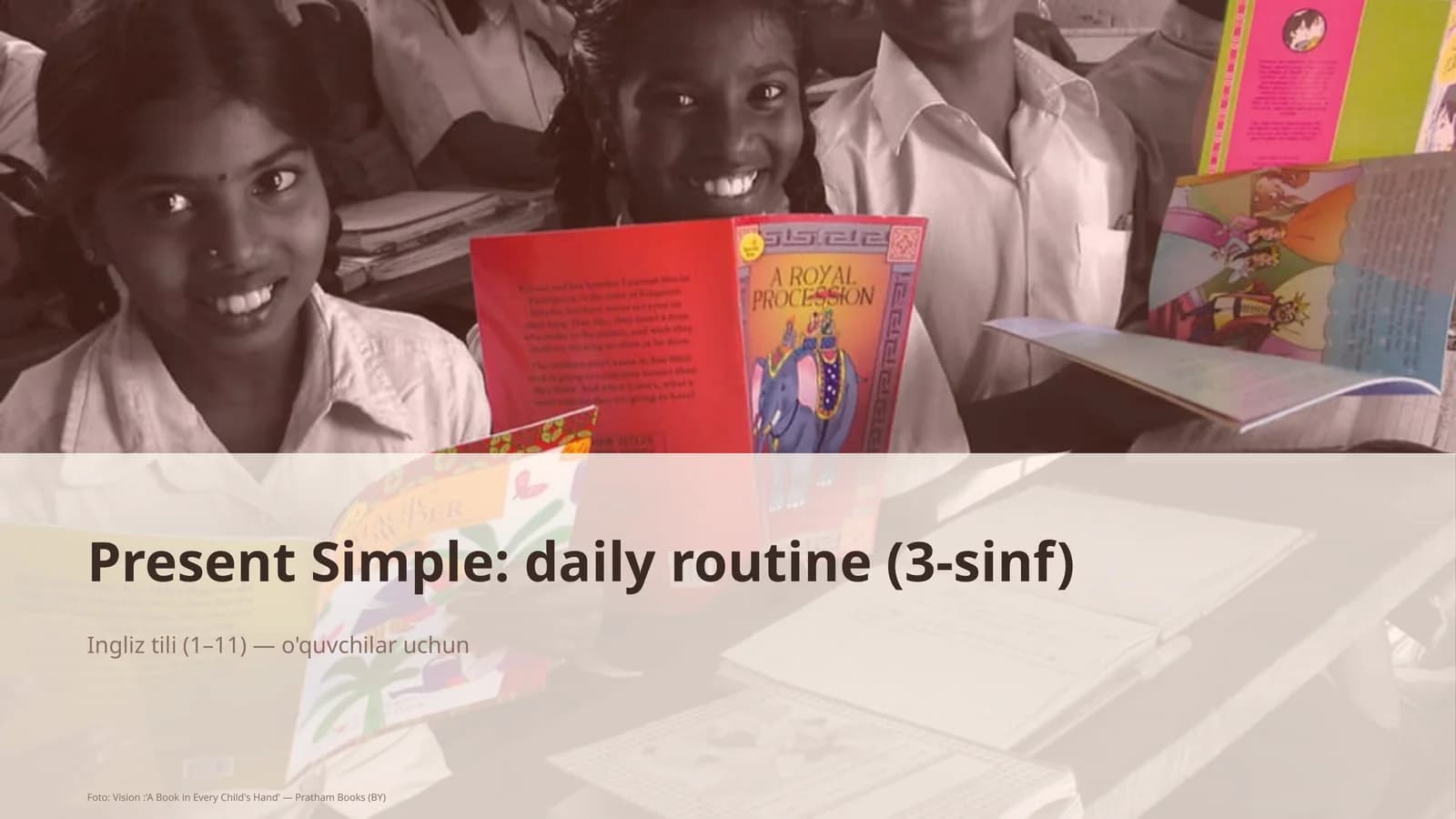Present Simple: daily routine (3-sinf)