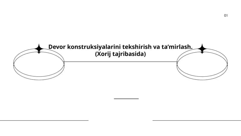 Devor konstruksiyalarini tekshirish va ta’mirlash