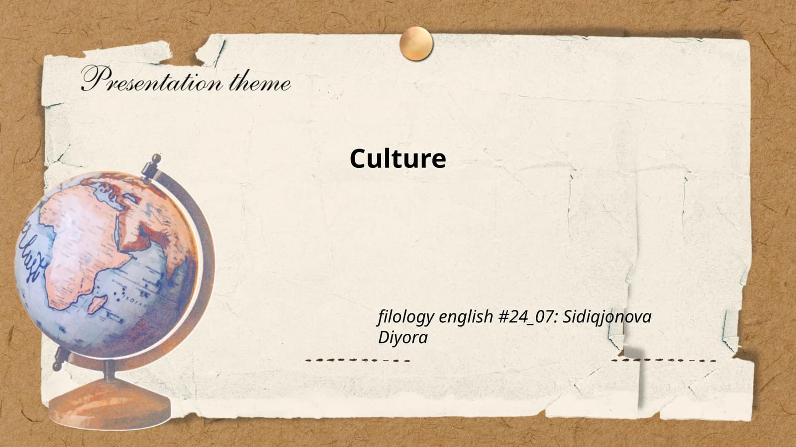 Cultural Identity