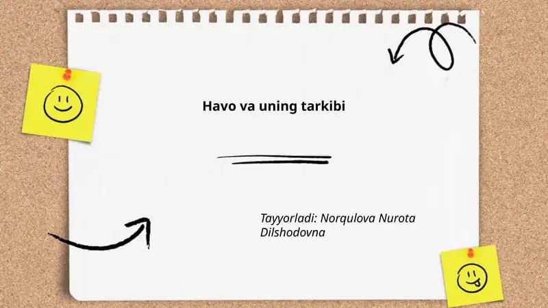 Havo va uning tarkibi