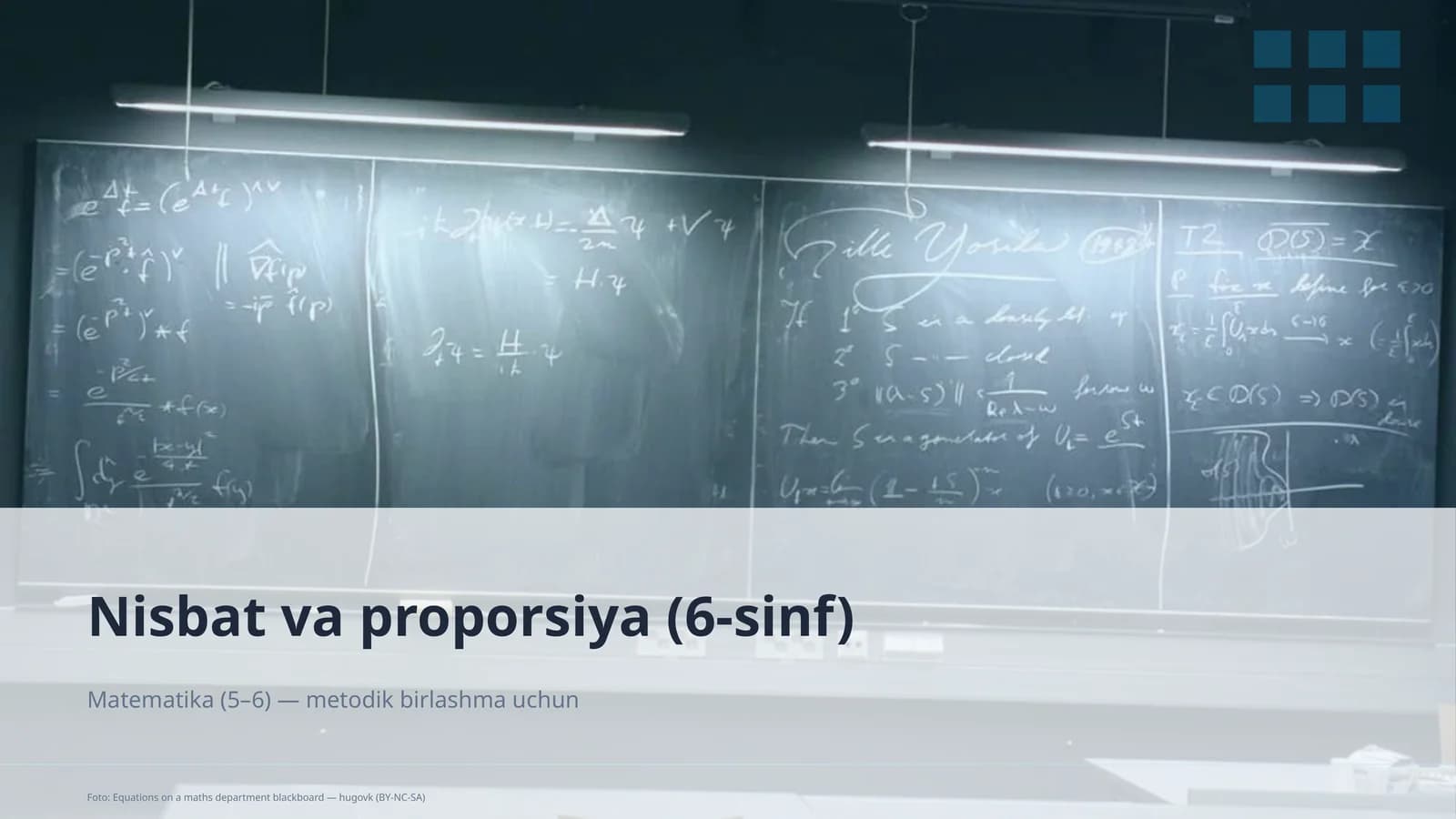 Nisbat va proporsiya (6-sinf)