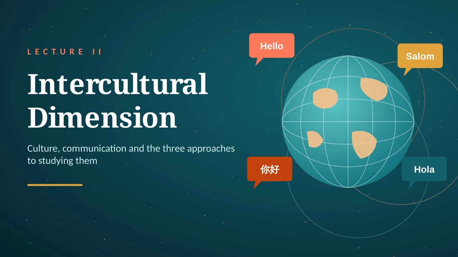 Intercultural Dimension