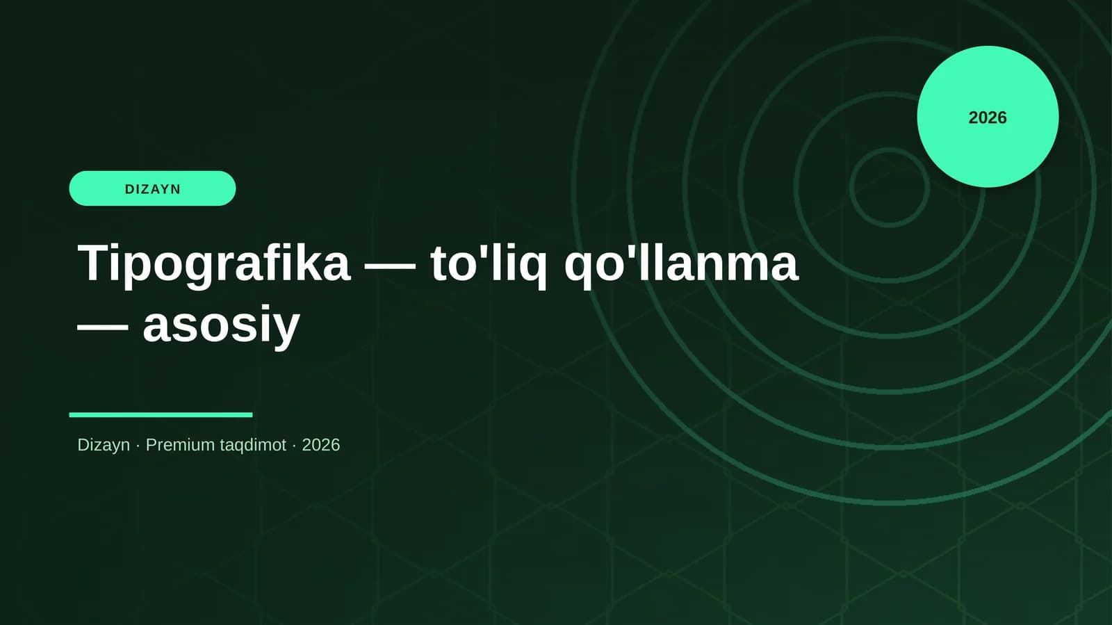 Tipografika — to'liq qo'llanma — asosiy