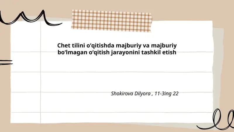Majburiy ta'limning huquqiy asoslari