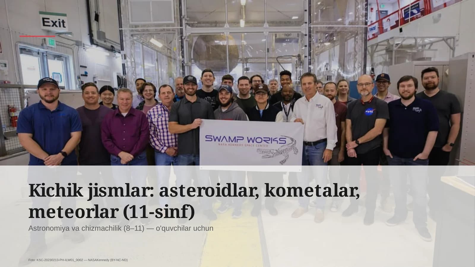 Kichik jismlar: asteroidlar, kometalar, meteorlar (11-sinf)