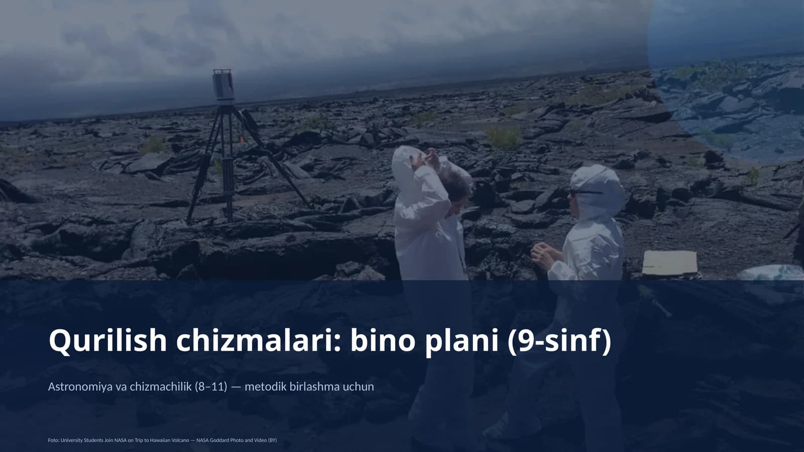 Qurilish chizmalari: bino plani (9-sinf)