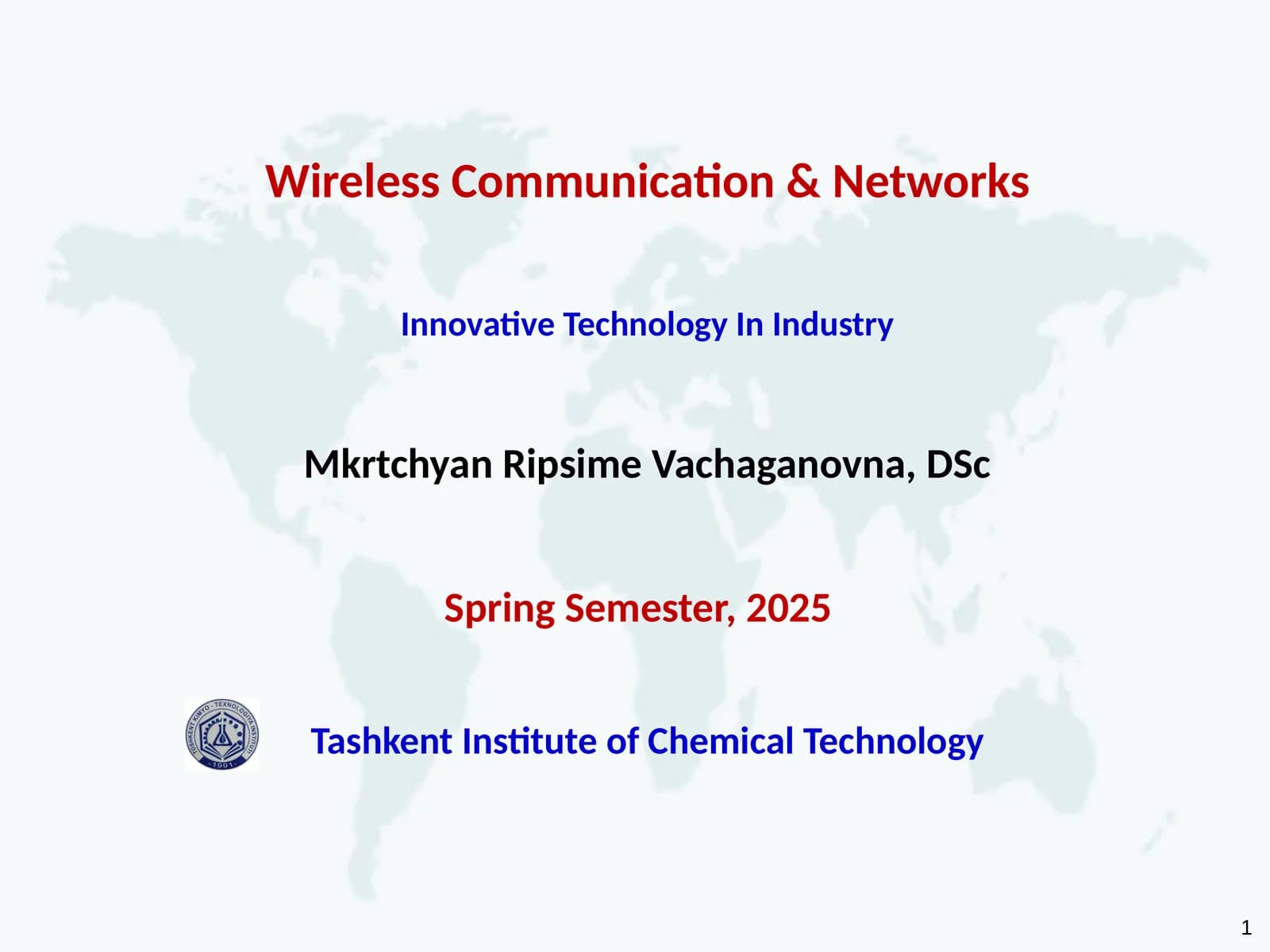 Wireless Communication & Networks