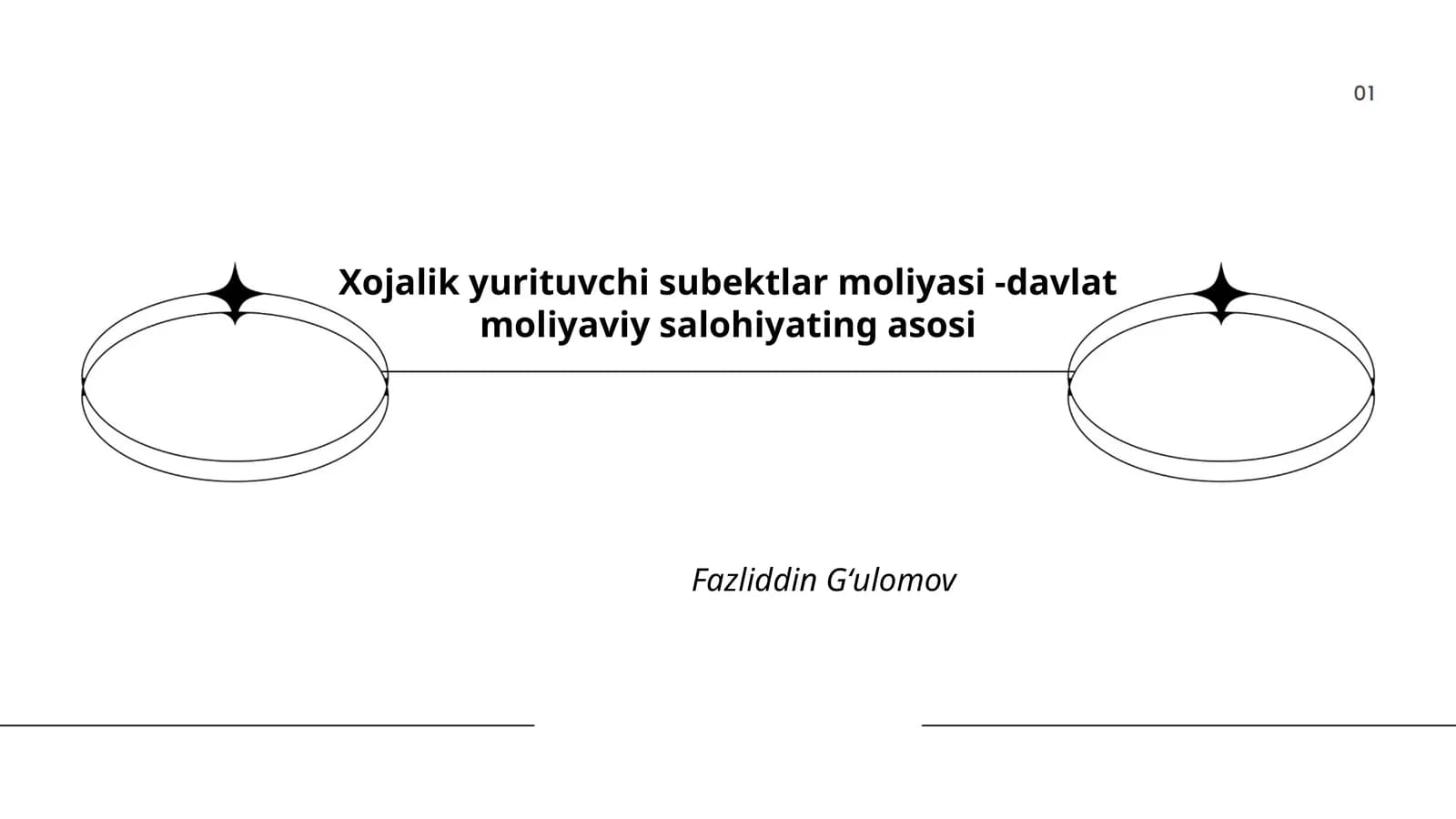 Xojalik yurituvchi subektlar moliyasi -davlat moliyaviy salohiyating asosi