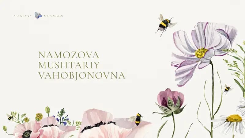 NAMOZOVA VAHOBJONOVNA