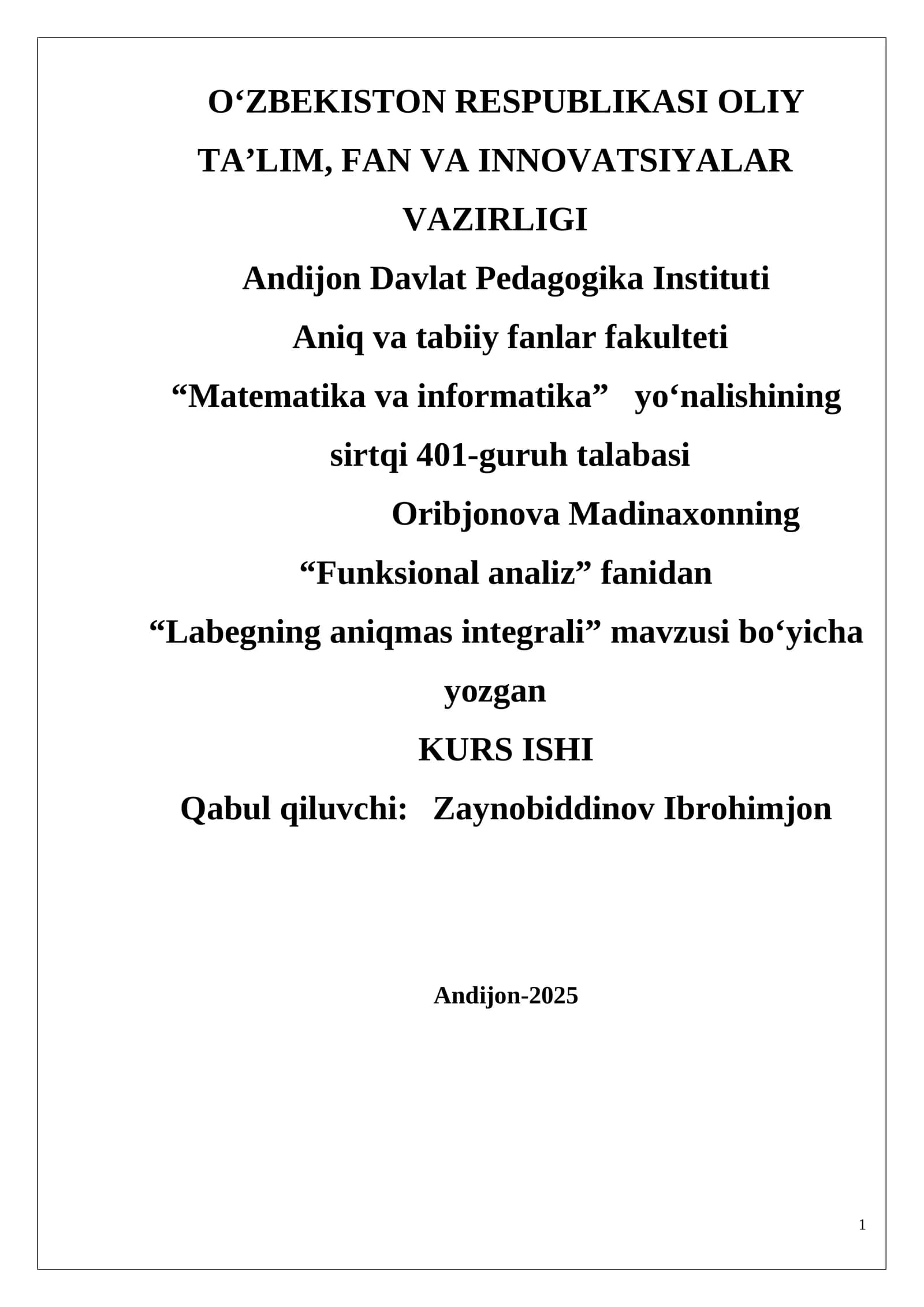 Lebegning aniqmas integrali