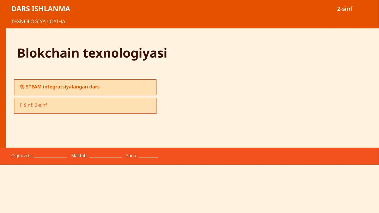 Blokchain texnologiyasi