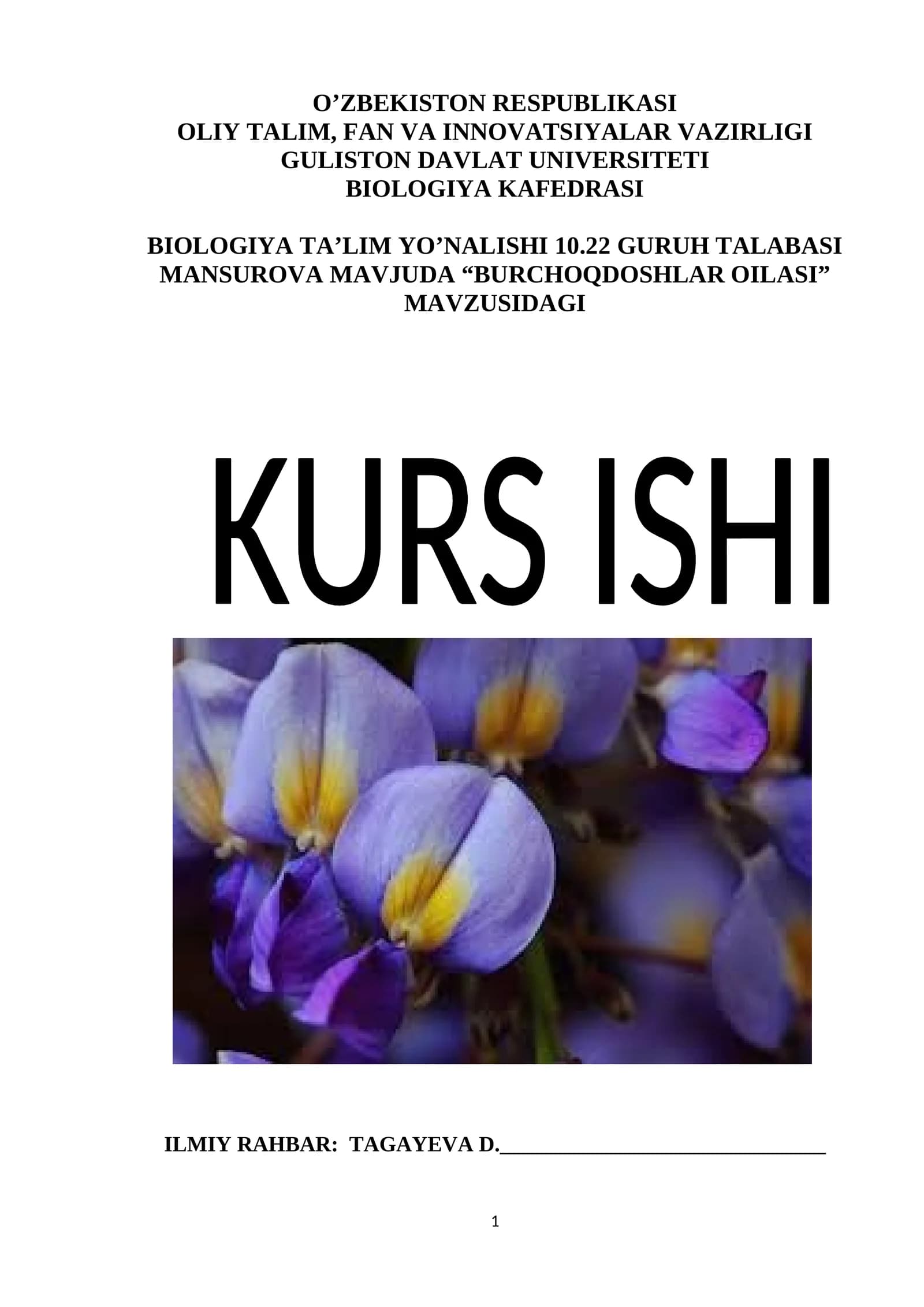 Burchoqdoshlar oilasi