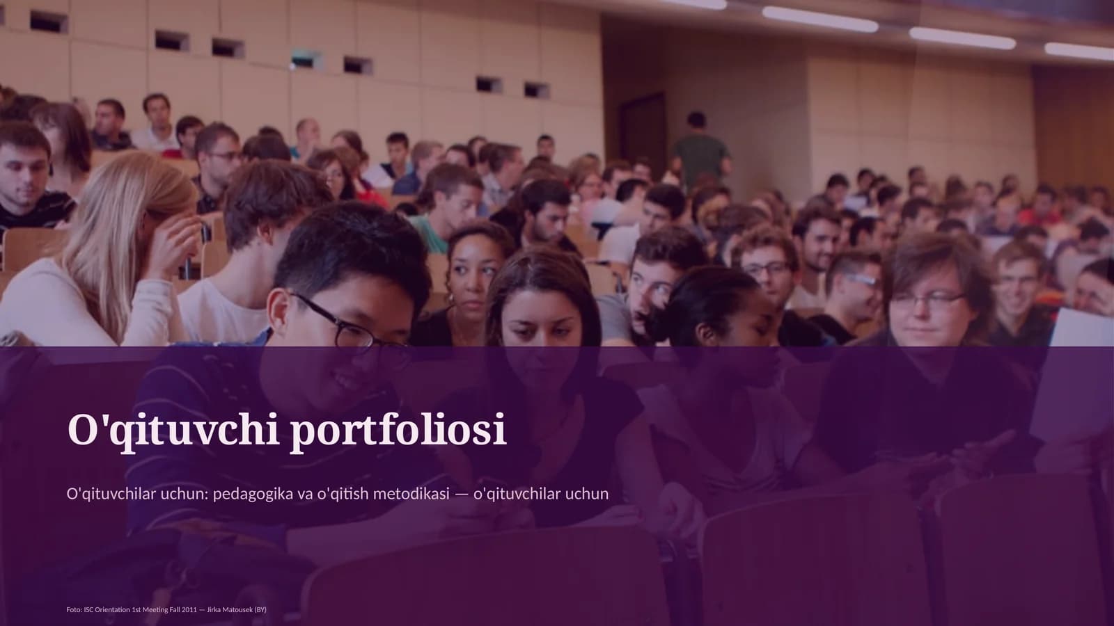 O'qituvchi portfoliosi