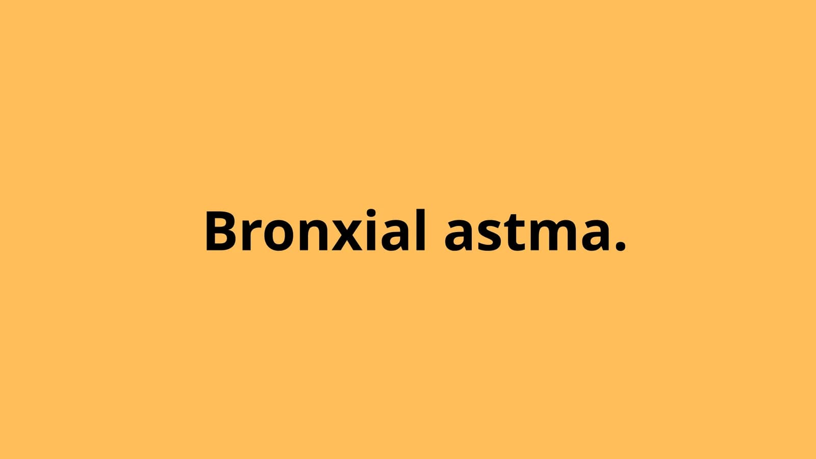 Bronxial astma