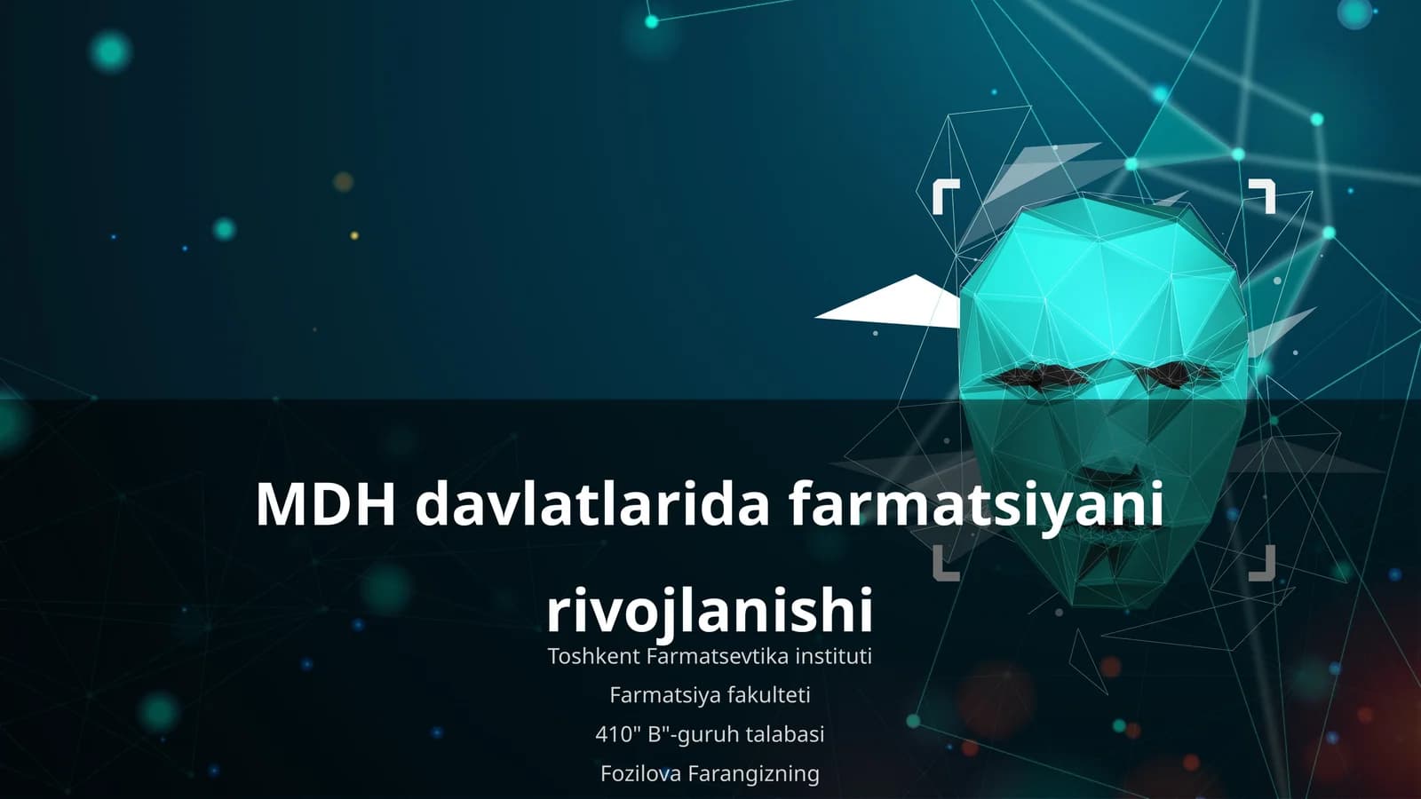 MDH davlatlarida farmatsiyani rivojlanishi
