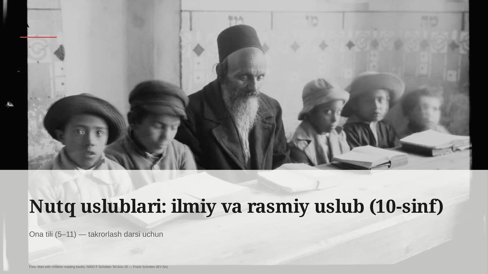 Nutq uslublari: ilmiy va rasmiy uslub (10-sinf)