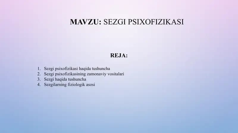 Sezgi psixofizikasi