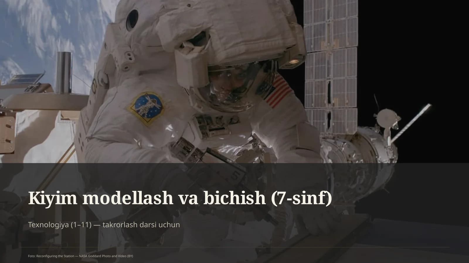 Kiyim modellash va bichish (7-sinf)