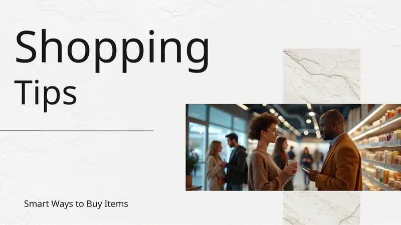 Shopping Tips
