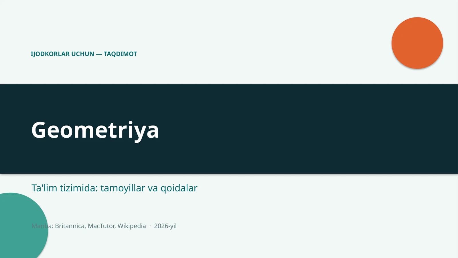 Geometriya