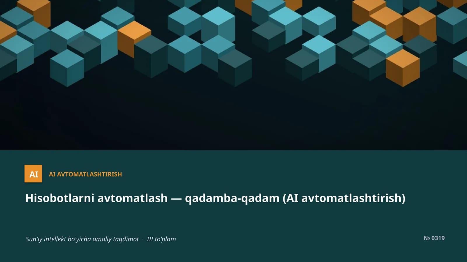 AI AVTOMATLASHTIRISH
