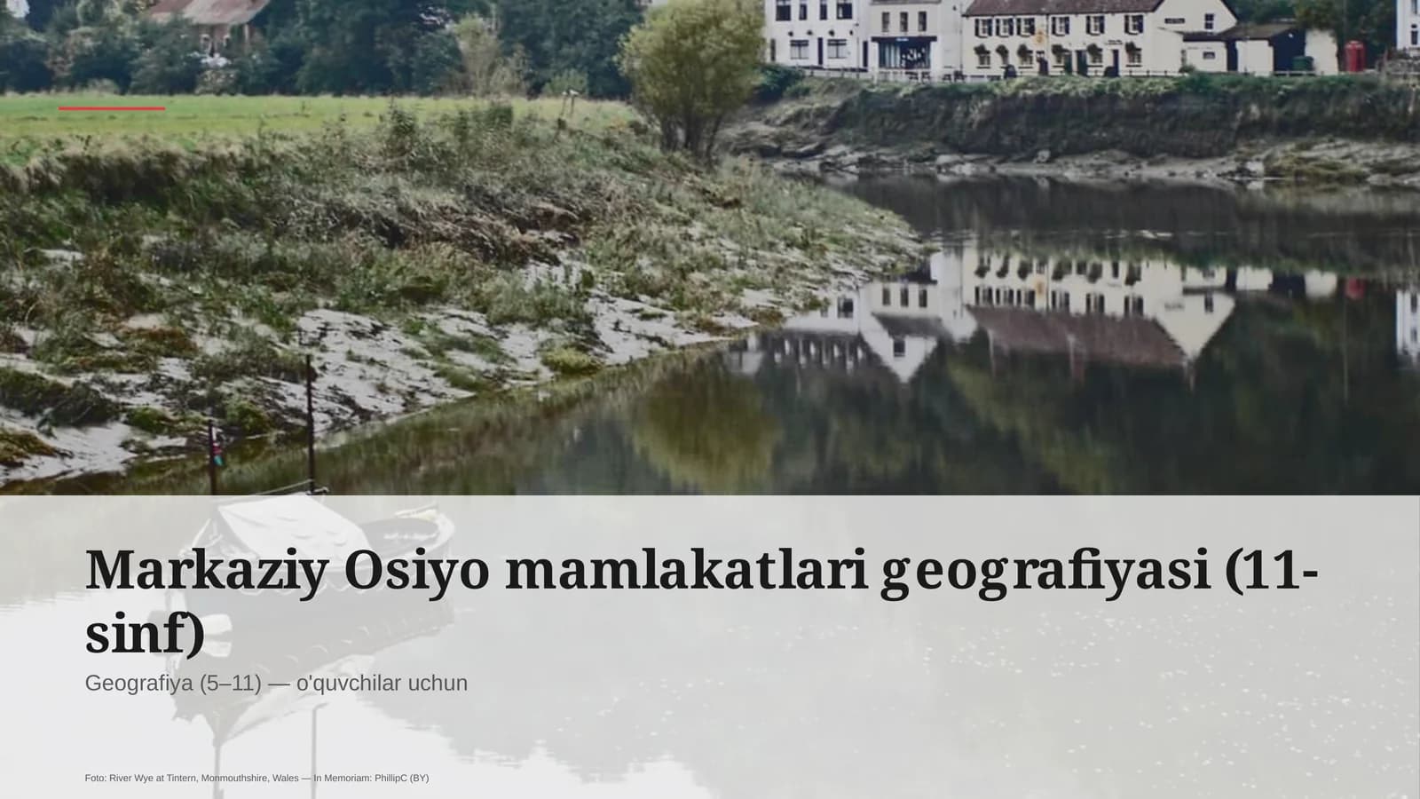 Markaziy Osiyo mamlakatlari geografiyasi (11-sinf)