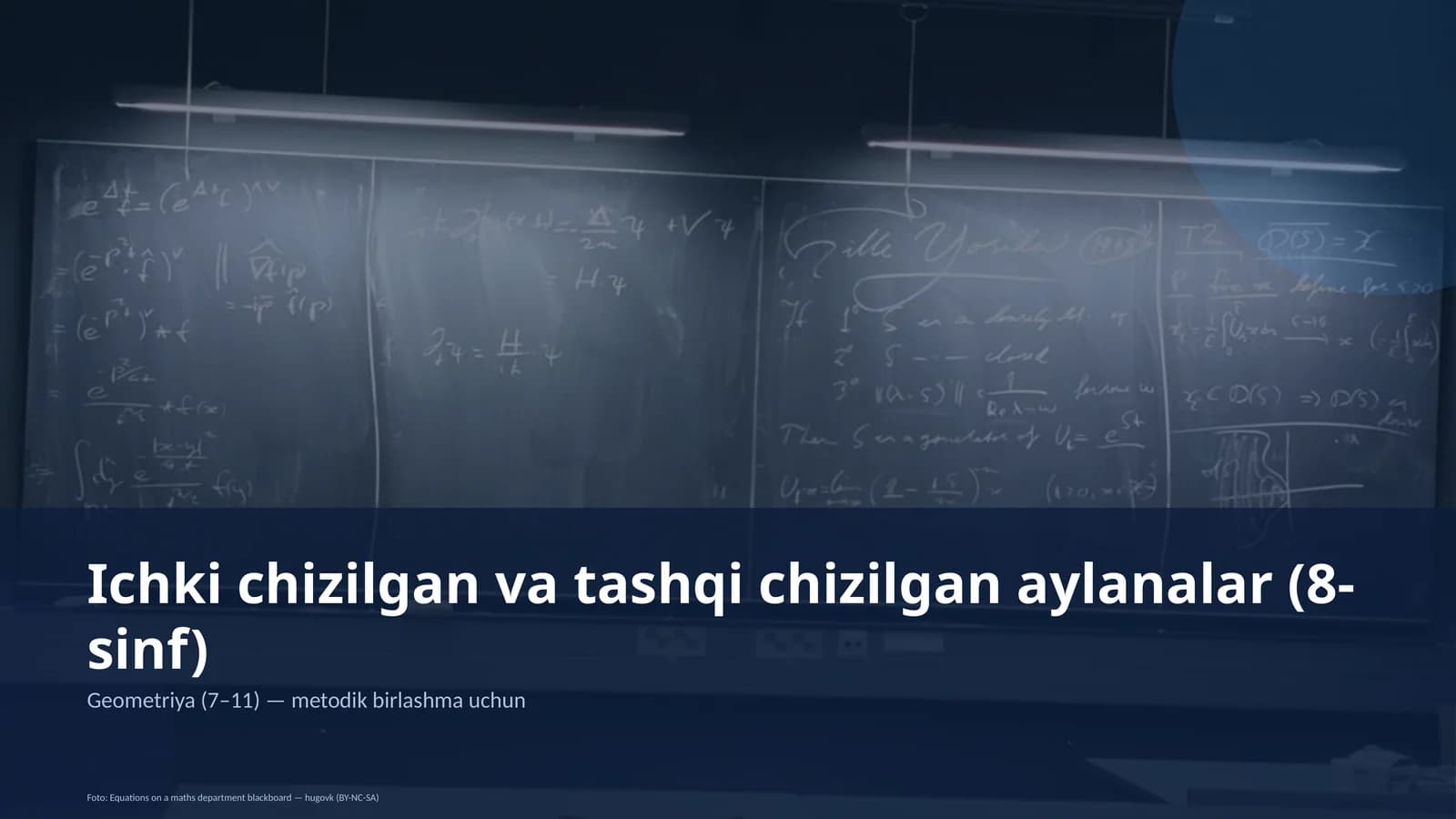 Ichki chizilgan va tashqi chizilgan aylanalar (8-sinf)