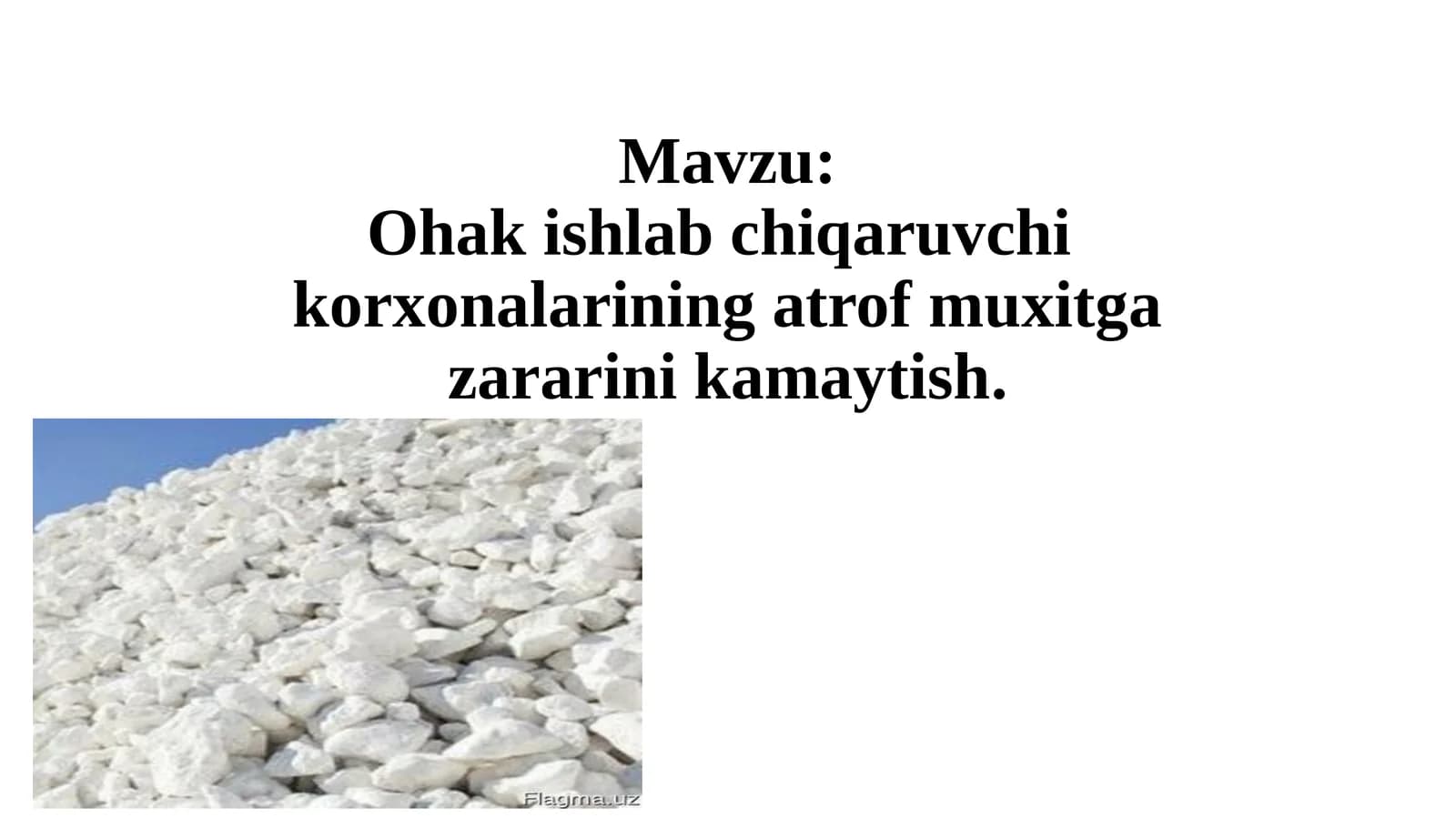 Ohak ishlab chiqarish