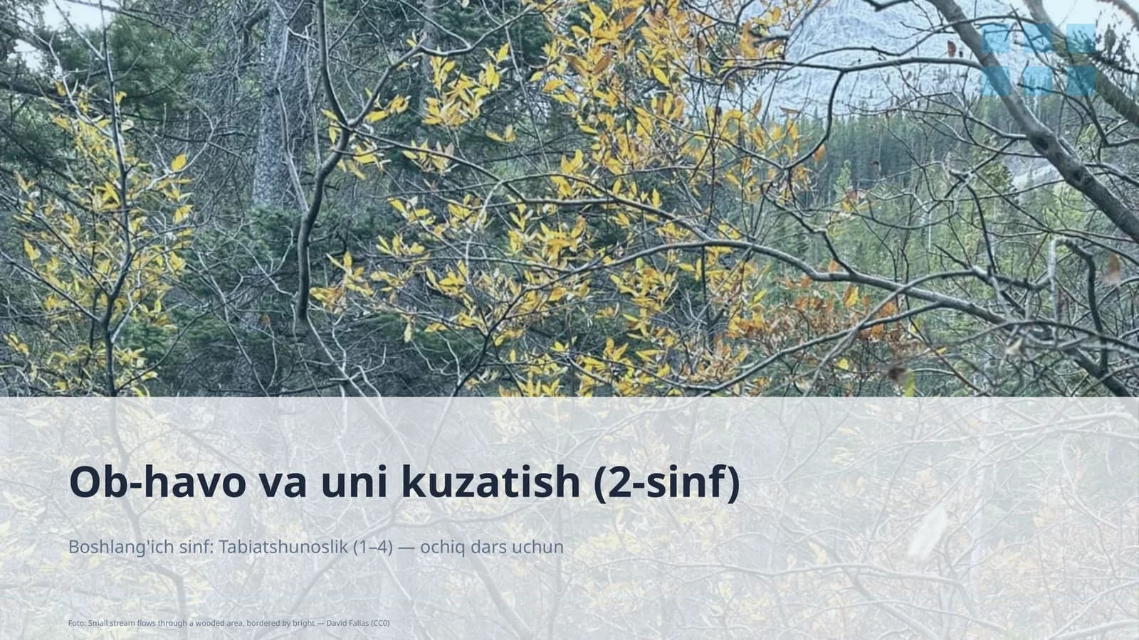 Ob-havo va uni kuzatish (2-sinf)