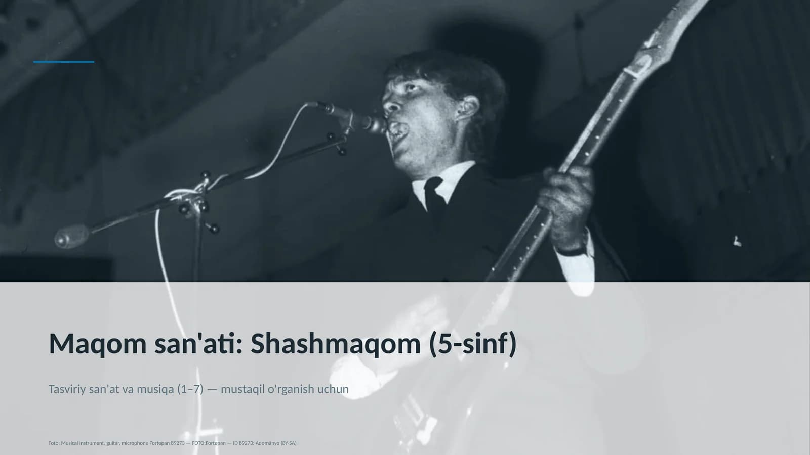 Maqom san'ati: Shashmaqom (5-sinf)