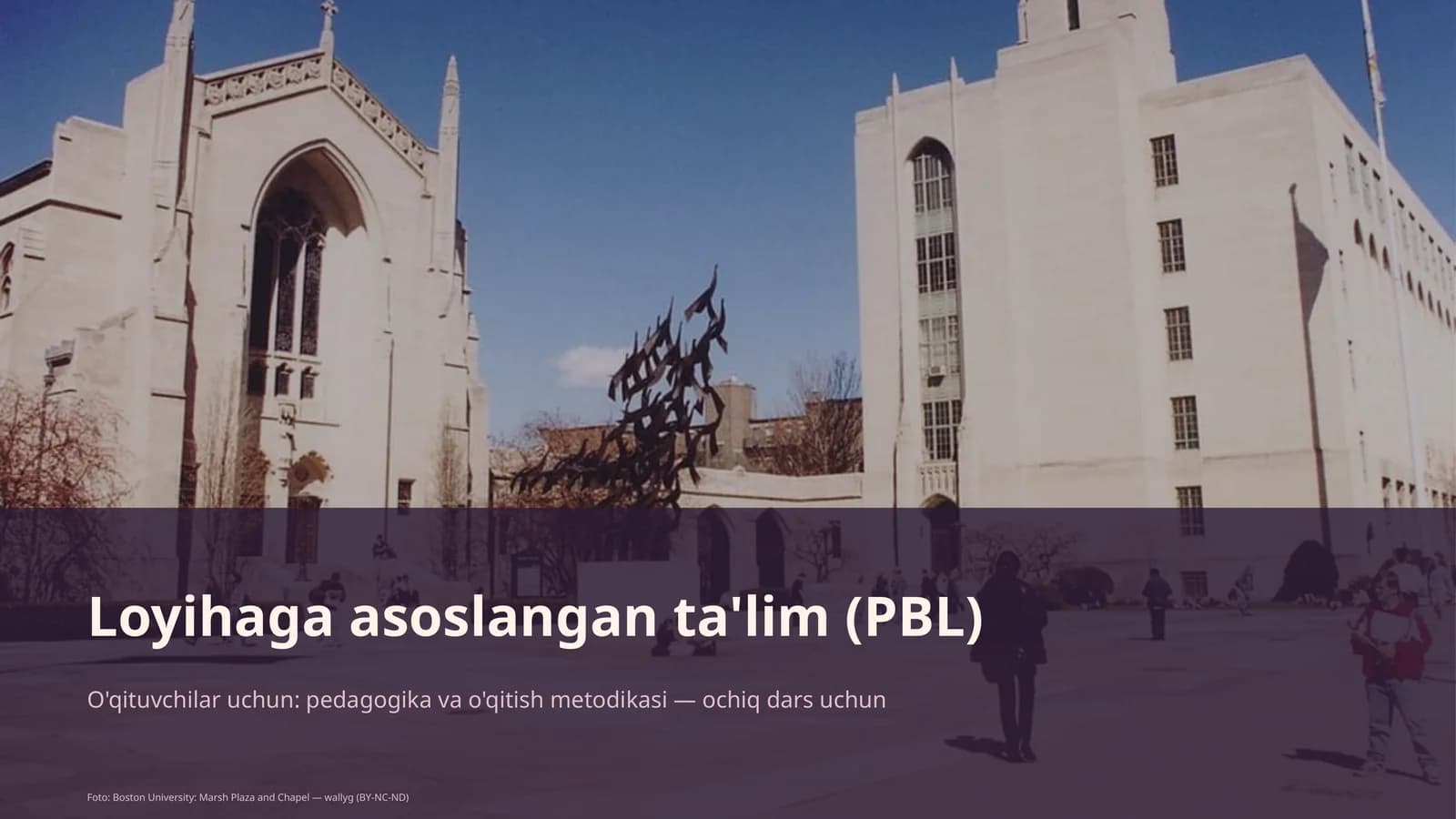 Loyihaga asoslangan ta'lim (PBL)