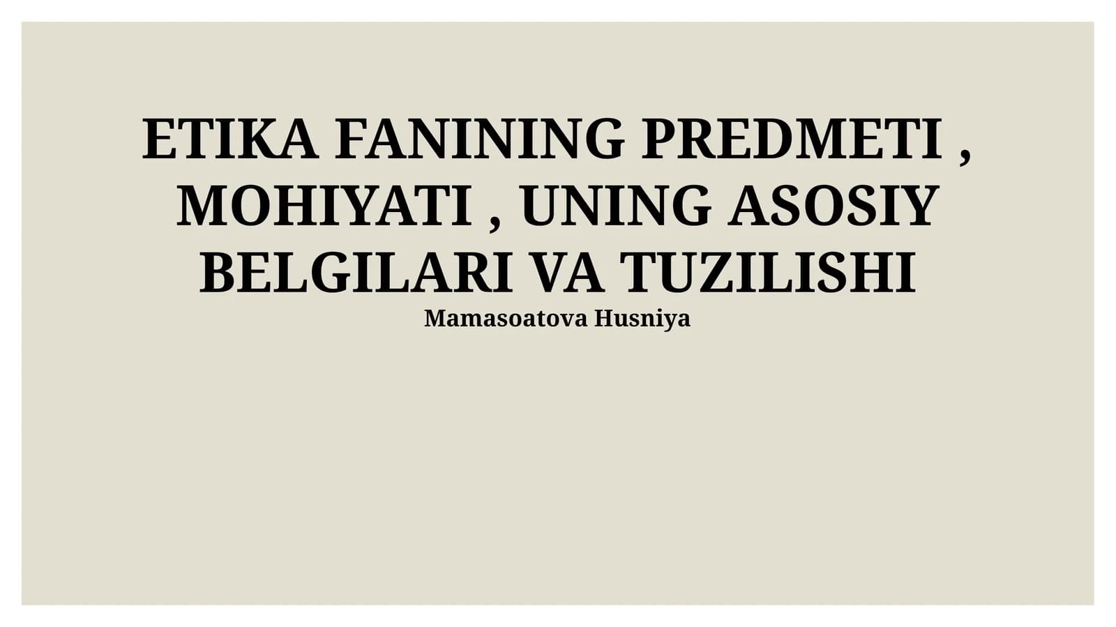 Axloq Fani