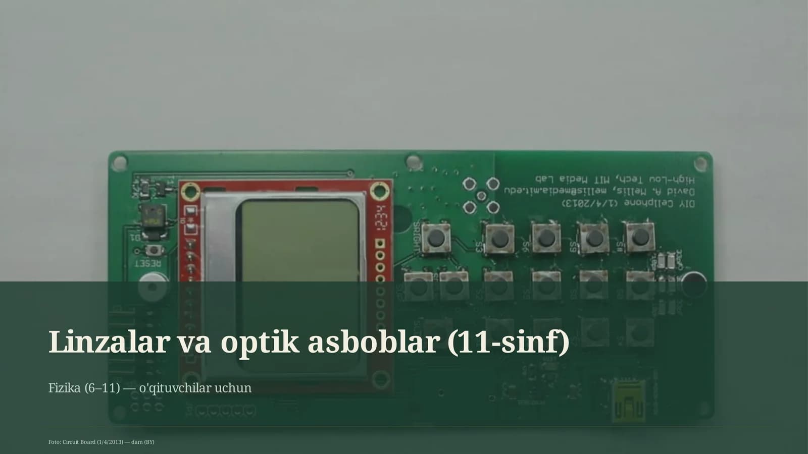 Linzalar va optik asboblar (11-sinf)