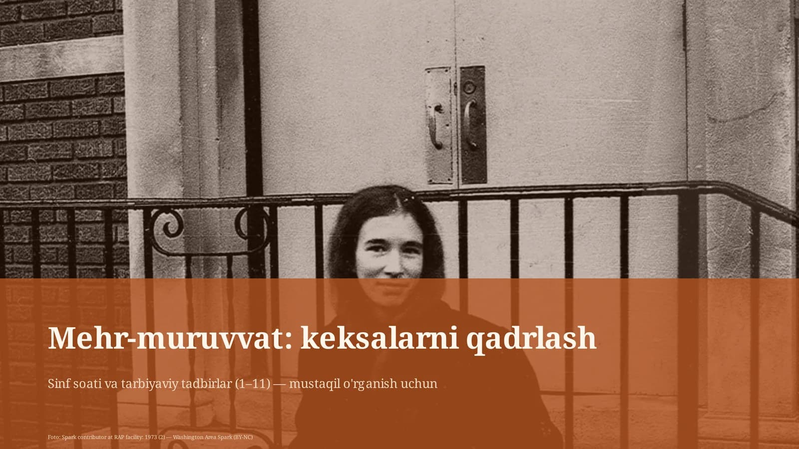 Mehr-muruvvat: keksalarni qadrlash