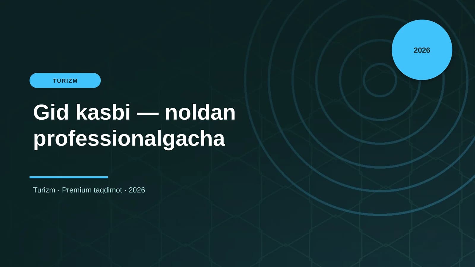 Gid kasbi — noldan professionalgacha