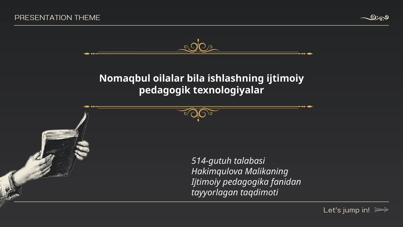 Ijtimoiy pedagogik texnologiyalar