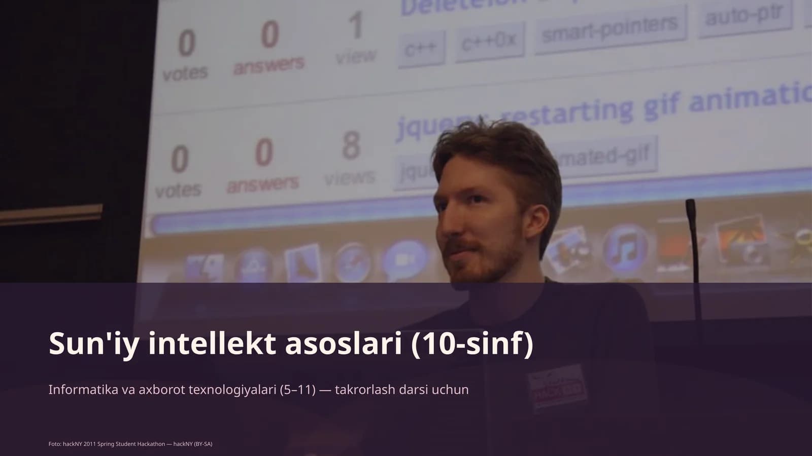 Sun'iy intellekt asoslari (10-sinf)