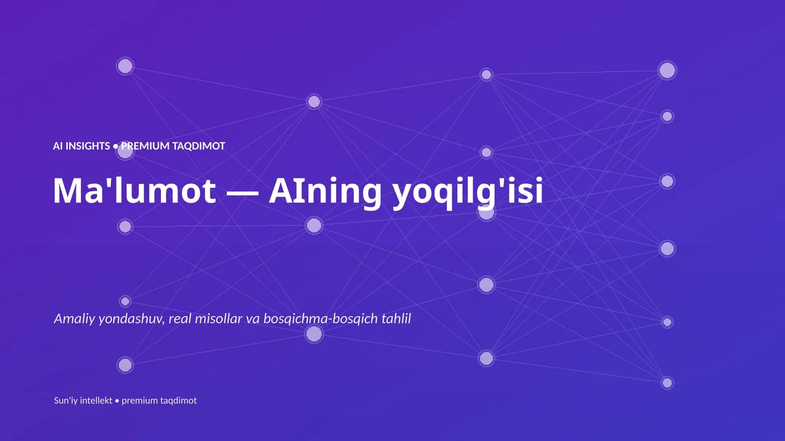 PREMIUM TAQDIMOT