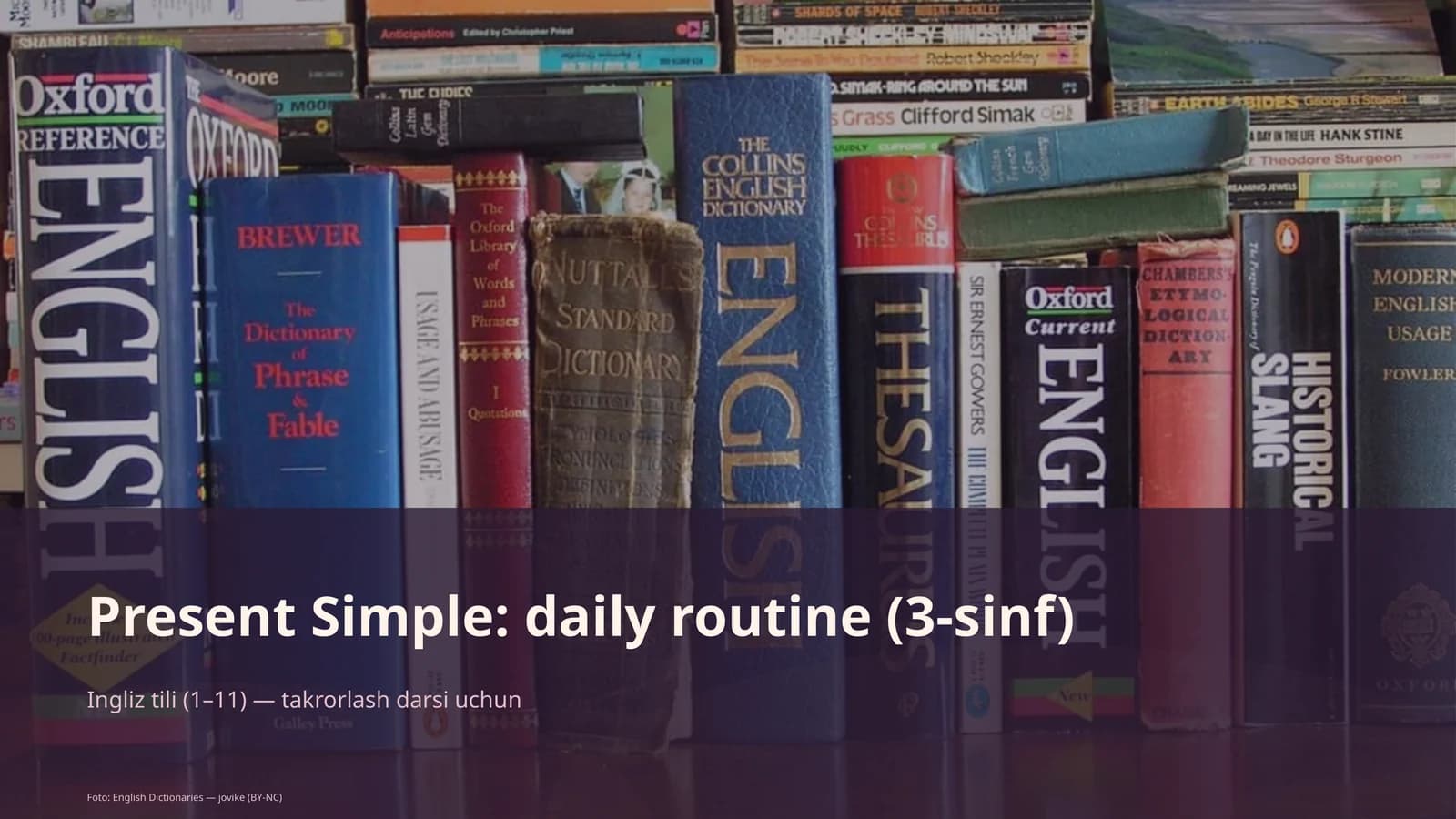 Present Simple: daily routine (3-sinf)