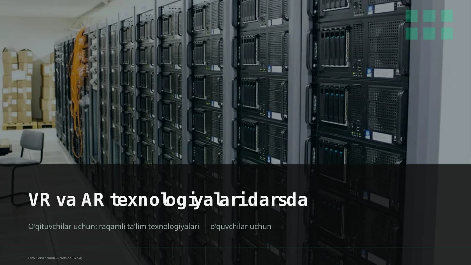 VR va AR texnologiyalari darsda
